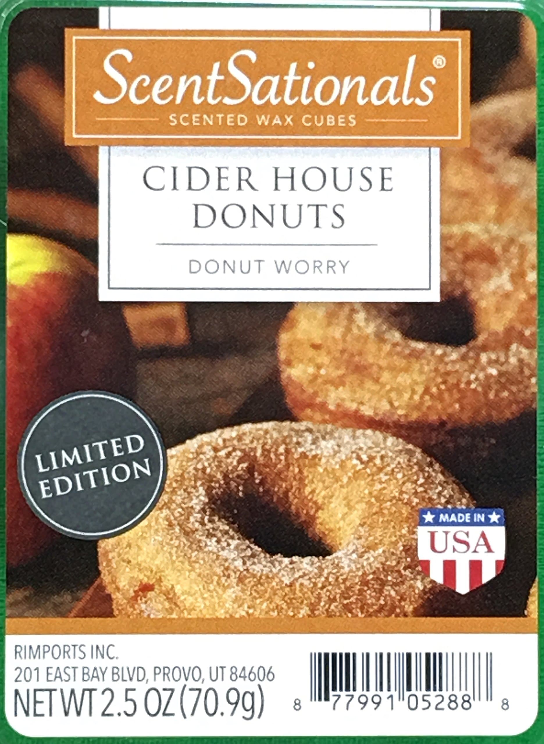 ScentSationals Cider House Donuts Wax Cubes