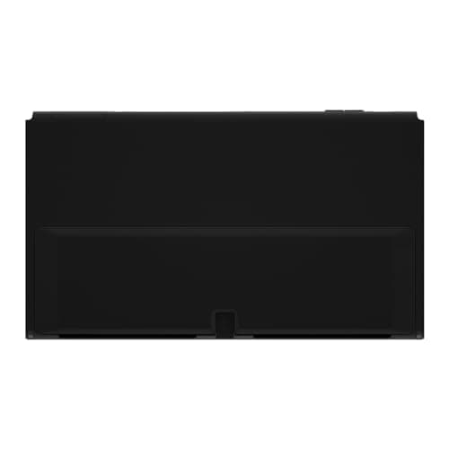 eXtremeRate DIY Console Back Plate Replacement Housing Shell Case with Kickstand for Nintendo Switch OLED Black
