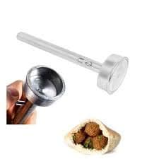 LARGE FALAFEL SCOOP HUMMUS SPOON 2" BALL MAKING KITCHEN TOOL. HELP YOU PREPARE UNIFFORM AND ACCURATE ROUND FALFEL BALLS AS IN THE ISRAEL RESTURANT.KEEPS HANDS CLEAN AND DRY WHILE FRYING
