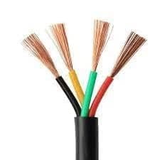 Litost® Pvc Multicore Flexible Copper Wire & Cable Size 2.5 MM x 4 Core With (ISI MARK) For Home, Domestic & Industrial Electrical Use Length - (15 Meter)