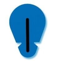 Blue Sensor SUPAtab ECG Electrodes (Pack of 100) (SU-00-C/100)