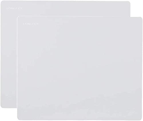 24''x20'' Extra Large Silicone Baking Mat for Dough Rolling Pastry Fondant Mat Nonstick and Nonskid Heat Resistent, Countertop Protector, Dining Table Mat and Placemat (Extra Large Gray 2 Pack)