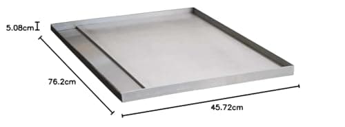 Bull ステンレススチール プロ グリル グリドル (97020)