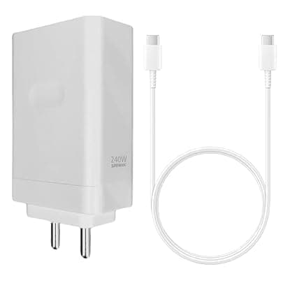 Original SUPERVOOC 240W Hyper Charger Combo Compatible with Realme Type C Devices (TEN101)