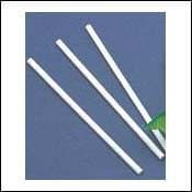 Lollipop 4-1/2" Paper Stick, White (100)