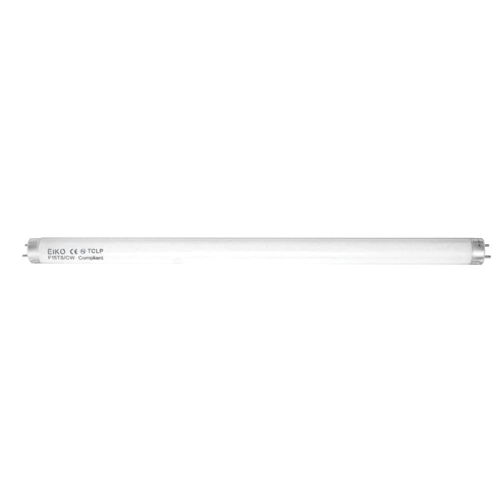 Camco Camper/RV Fluorescent Light Bulb | Features a 15 Watt LF15T8/CW Style Replacement Light Bulb | 18-Inches, 2-Pack (54878)