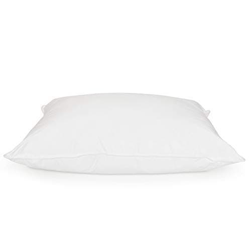 DOWNLITE Luxury Hotel Collection 400 TC 25/75 Down and Feather Blend Pillow - Pretty Firm Density Hypoallergenic White Goose Down (King 20" x 36")