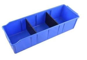 Panda Bin/Automotive, Hardware Tools Electronic, Engineering Small Utilities Tools Or Screws Rectangular Plastic Storage Box_Psb 403 (Blue, 415Mm X 150Mm X 110Mm)