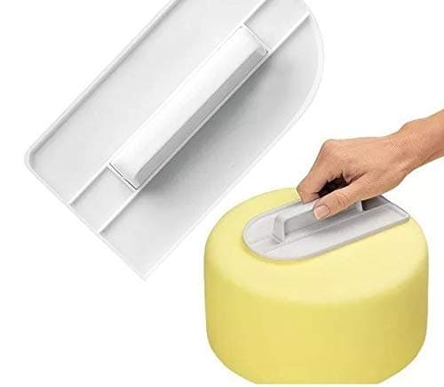 Perfect Pricee Plastic Cake Candy Pastry Decorating Baking Icing Smoother Polisher Tools (White)