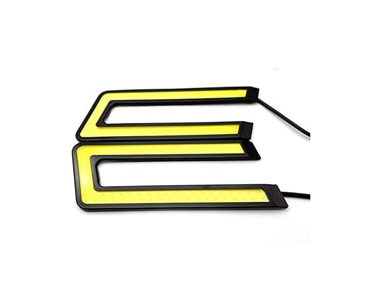 A2D Type-U White Led Fog Light Car Day Time Running Lights for Honda Civic 2006-2010