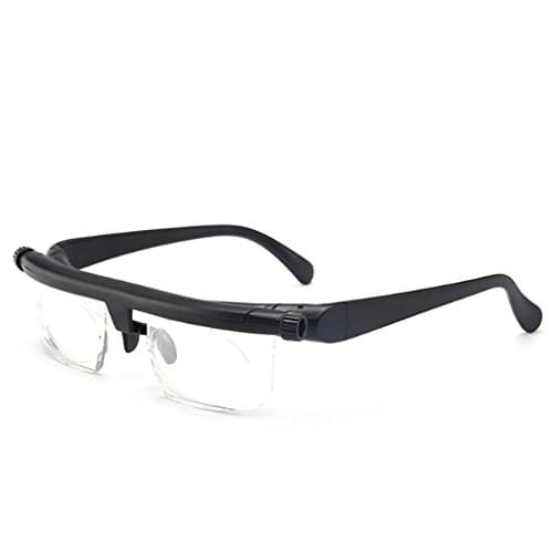 YUNAWU Adjustable Strength Lens Reading Myopia Glasses Eyewear Variable Focus Vision Eyeglasses