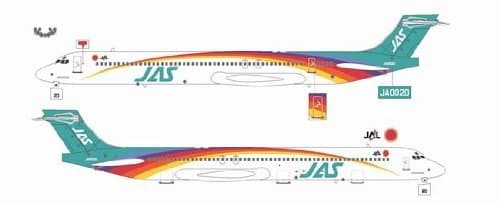 JET-L032A Jet-X 200 JAS MD-90 JA002D Model Airplane
