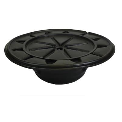 62cm Round Black Plastic Water Feature Reservoir