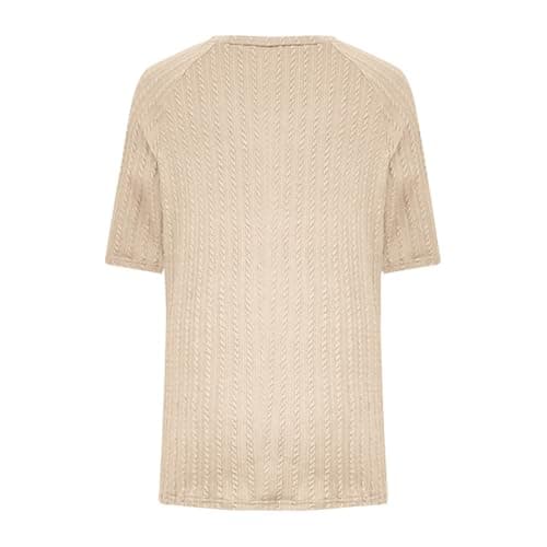 Women Summer Tops y2k Casual Solid Round Neck Pullover Loose Fashion Short Sleeve Elegant Dressy Business Tunic Blouse Print