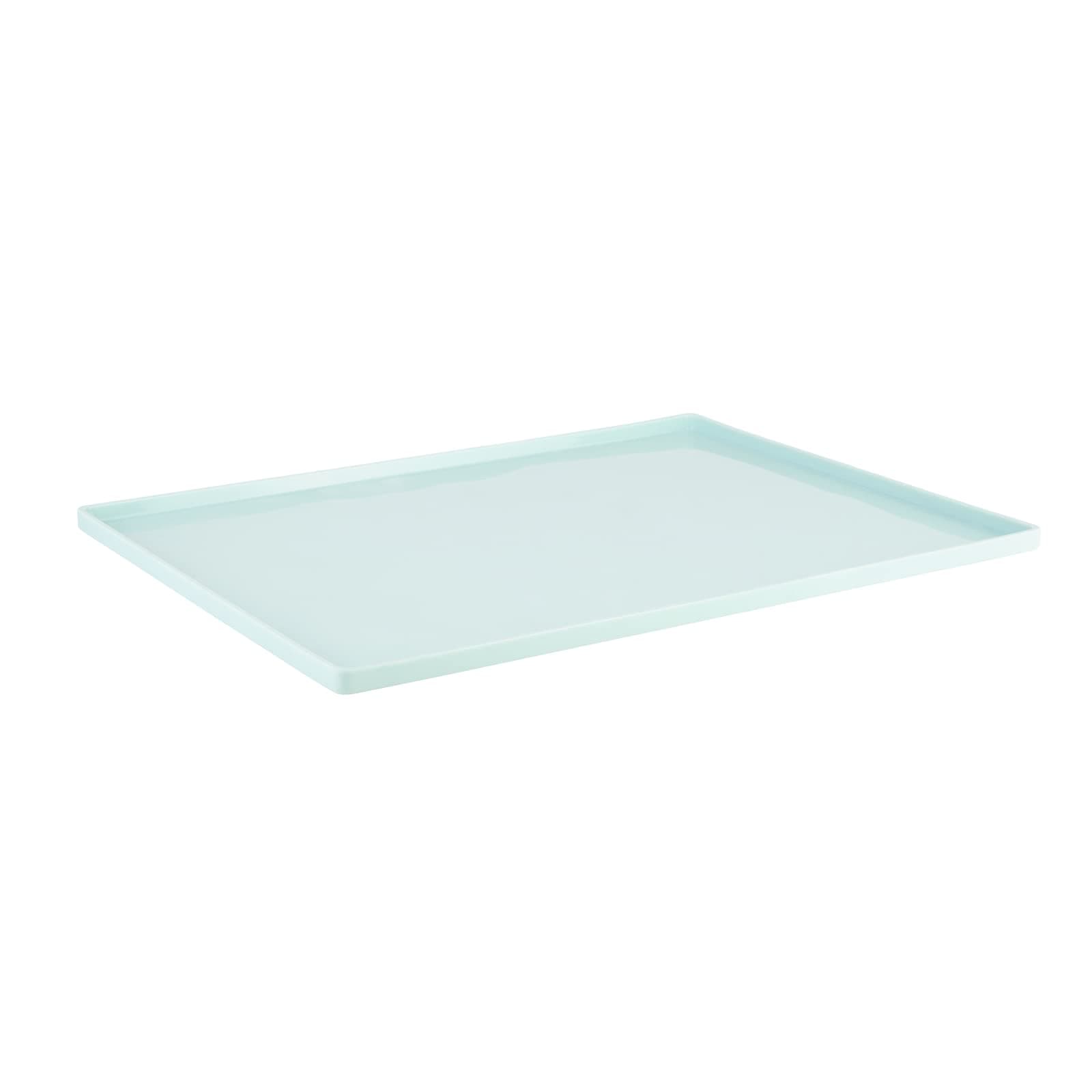 The Great British Bake Off Silicone Baking Tray Non Stick Mat/Sheet with Official GBBO Logo, for Pastry, Swiss Roll, Cookies etc. Easy to Clean, Signature Duck Egg Blue Finish L (36.5cm) x W (26cm)