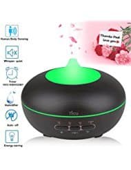 Aromatherapy Diffuser, YECO Smart Essential Oil Diffuser Ultrasonic Cool Mist Quiet Humidifier with Adjustable Mist Mode,Waterless Auto Shut-off & 15 Colors for Home Office - Father's Day Gift for Dad
