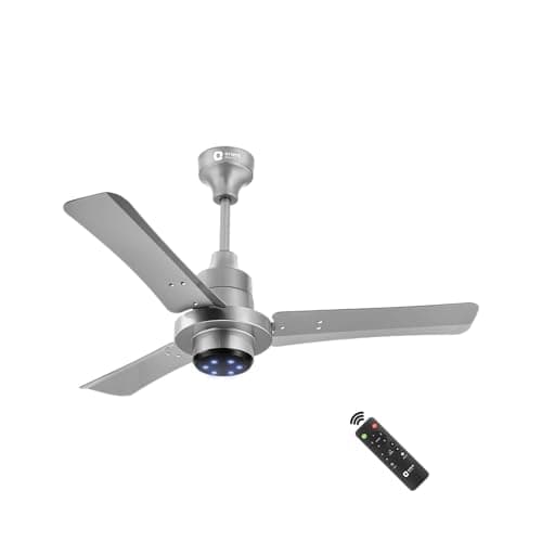 - I Tome Pro 900 mm BLDC Ceiling Fan with Remote | BEE 5-star rated Energy Saving Fan | 3-year warranty by Orient | (Space Grey)
