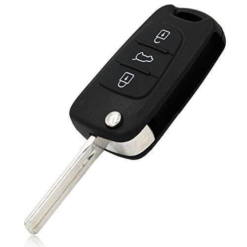 RBSN New 3 Buttons Uncut Keyless Entry Remote Key Case Shell Replacement Compatible With K5 K2 Kia Rio/Rondo/Soul/Sportage