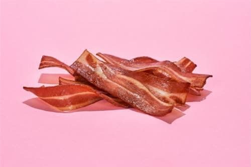 Smoked Plant-Based Bacon Rashers 300g. Plant based alternative.