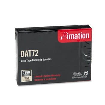 imation 1/8 inch Tape DDS DAT72 Data Cartridge CARTRIDGE,4MM,DAT72,36/72 P7112 (Pack of 5)