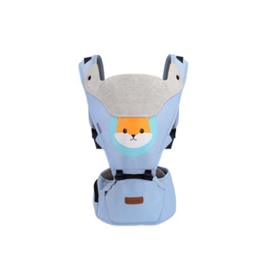 Baby Carrier Backpack Hip Seat Ergonomic Design Front and Back Child Carrier Lovely Carrier Sling for all Seasons (Newborn, Infant & Toddler),Blue