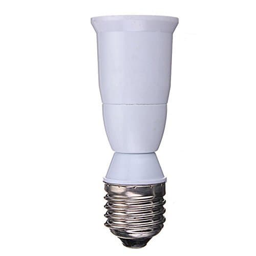 5pcs - (E26/E27 To E26/E27 Extender) - E26/E27 Standard Medium Socket Edison Screw Lamp Base Socket Extender Extension Adapter