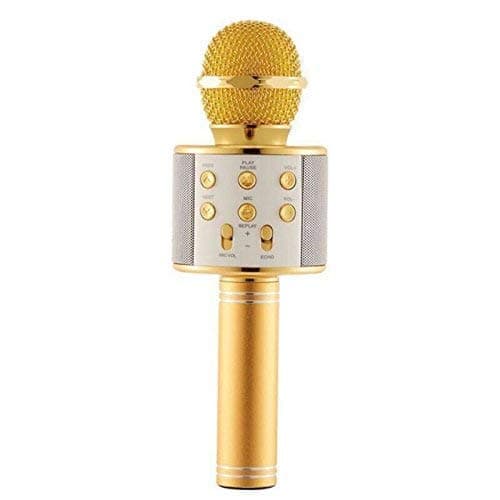 TRAXOT Z6K Advance Handheld Wireless Singing Mike Multi-function Bluetooth Karaoke Mic with Microphone Speaker For All Smart Phones