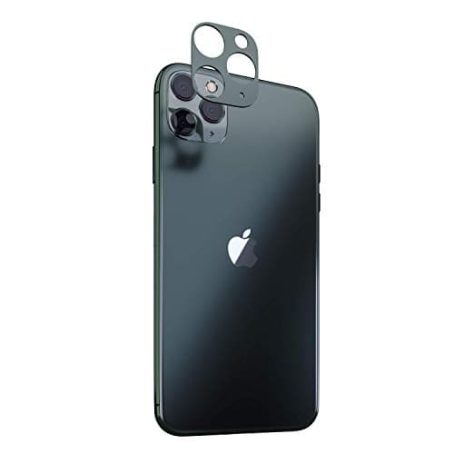 innoGadgets Camera lens Protector compatible with iPhone 11 Pro / 11 Pro Max | Camera Cover, Lens Protector | Protection against scratches | Dust free installation with Cleaning Set | Midnight Green