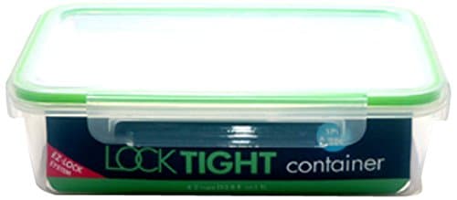 Lock Tight Lock Tight 4.2 CUP Food Storage Container, 1000ml, Clear