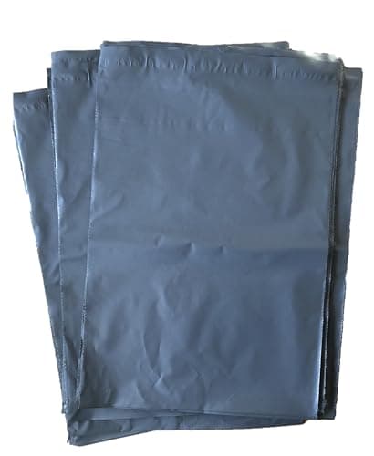 UKPS 10 Grey Colour Plastic Polythene Peel + Seal Mailing Postal Bags Large Size 12 x 16" / 305x405mm Self Seal Packing Packaging Postage Mail Sacks Mailers