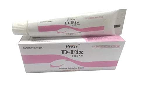 Pyrax Denture Adhesive Cream Strawberry Flavour 15 gms