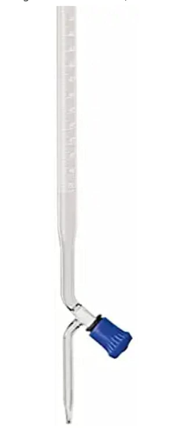 True Lab Borosilicate glass Burette 50ml Capacity Class B For Accurate Liquid Dispensing for Laboratory (50ml_Burette_pack_2)