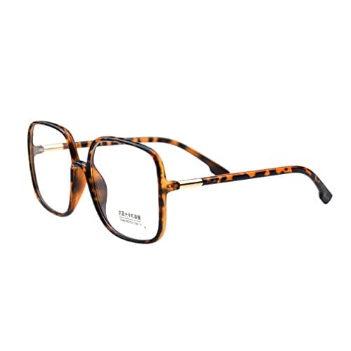 Shiratori Woman's New Retro Blue Light Blocking Glasses Big frame Nerd Eyeglasses Frame Anti Blue Ray Computer Game Glasses