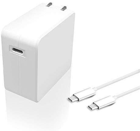 Fast Charger 30W MacBook Pro Charger with Type-C Cable Power Supply Fire-Proof PD 4.0 (30W +Cable)