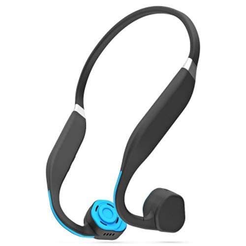 Bone Conduction Headphones Bluetooth V5.0 - Conduit Motion Open Ear Wireless Headset Water Resistant Shock Resistant w/Mic - for Cycling Running Skiing Snowboarding