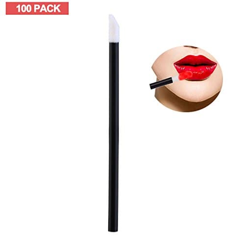 GreatStyler Disposable Eyelash Wands 100 Pieces in Pack Easy Use Curly Brushes Makeup Mascara Tool Cosmetic Makeup Applicators Kit (Disposable Lipstick)