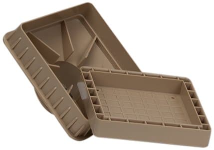 The Tile Drain Shower Tile Drain, 5-Inch, Tan