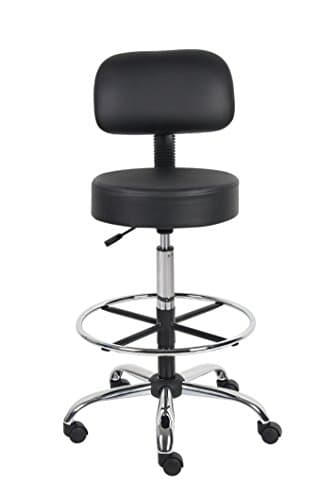 Boss Office Products Medical Stool, unspecified, Black