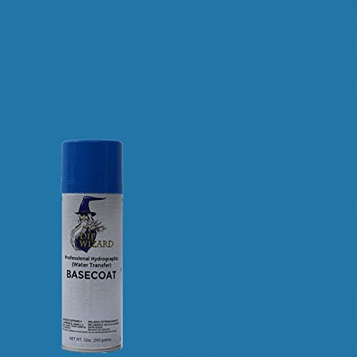 Dip Wizard Hydrographic Paint 12 Ounce Aerosol Spray Can Base Coat Hydro Graphic Film Water Transfer Printing Hydro Dipping Dip Paint (Wizard's Blue)