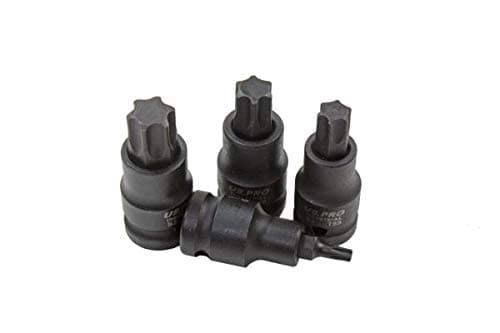 US PRO INDUSTRIAL 10pc 1/2" Dr Impact Torx Bit Socket Set T20 - T70 2087