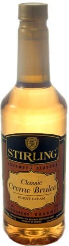 Stirling Gourmet Cream Brulee Syrup