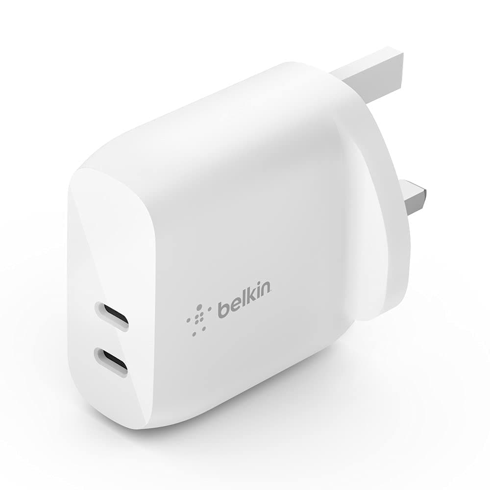 40W USB Type C PD Wall Charger (Dual Usb-C Ports For 20W Per Port Fast Power Delivery Enabled Charging For iPhone 14, 13, 12, 12 Pro, 12 Pro Max, Mini, iPad Pro, Galaxy, And More)