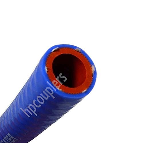 FlexFab - 5/8" ID x 1 ft (Sold Per Foot) 5526 Blue Silicone Heater Hose 16mm J20R3 Class A 350F Radiator Coolant .63" P/N 5526-062