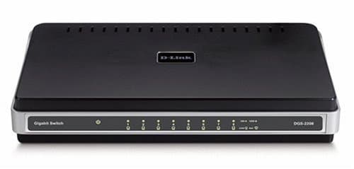D-Link DGS-2208 8-Port 10/100/1000 Desktop Switch