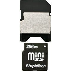 SimpleTech 256MB Mini Secure Digital (miniSD Card)