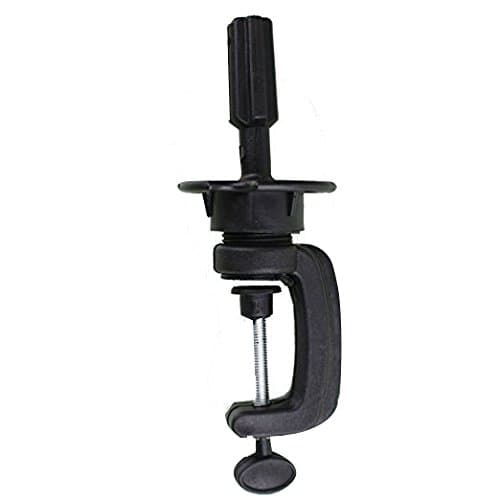 Professional Mannequin Canvas Block Head Black C clamp Stand