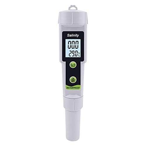 TPH 02154 Salinity Meter, Seawater Hydrometer, Salt Content Detection in, for Pools, Drinking Water, Aquarium