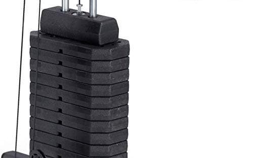 Body Tech PVC Weight Stack Spare Plates for Gym Machines. (5Kg Each) (60), Black