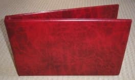 A4 Deluxe Landscape Binder in Burgundy