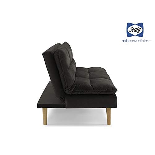 Sealy Monterey Transitional Convertible Sofa in Dark Gray